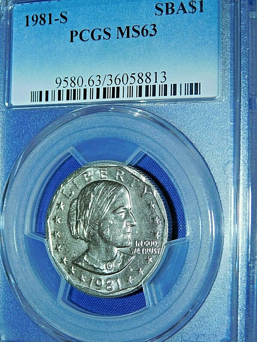 MS 63 Graded Susan B Anthony Dollars (1979-1981, 1999) for sale | eBay
