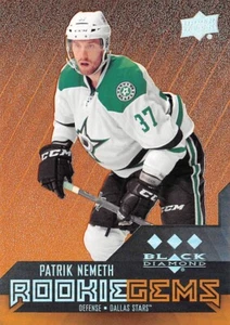 Patrik Nemeth 2014-15 diamante negro naranja #196 - Imagen 1 de 2