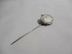 ANCIENNE EPINGLE FIXE CRAVATE PIECE 10 RAPPEN SUISSE 1895 B - Bild 1 von 8