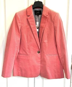 NWT J Crew 12 Petite pale blush pink corduroy Parke blazer jacket AD444 - Picture 1 of 5