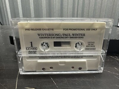 Paul Winter: Wintersong (Cassette, 1986 Living Music) PROMO PRE RELEASE - Image 1 of 4