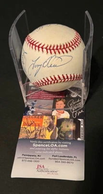 Twins Multi Signed Baseball Blyleven Oliva Kelly Gladden Mahomes Rebolet JSA - Image 1 of 4