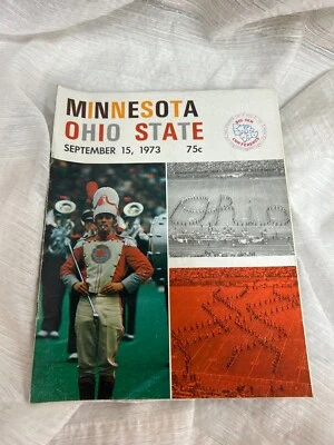September 15, 1973 Minnesota vs Ohio State Buckeyes Football Program - Image 1 of 3