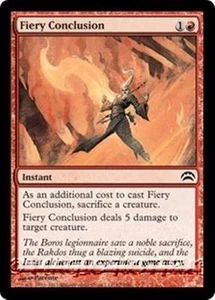 FIERY CONCLUSION Planechase 2012 MTG Red Instant Com - Picture 1 of 1