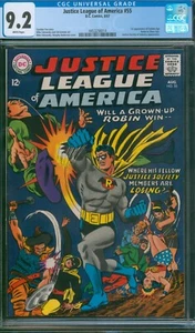 Justice League of America #55 ⭐ CGC 9.2 ⭐ Robin Silver Age JLA DC Comic 1967 - Picture 1 of 2