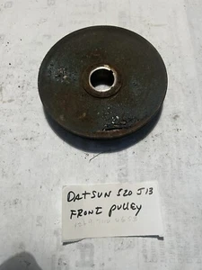 FRONT PULLEY *USED* FITS DATSUN 1298c J13 OHV 1963-1969 *USED* NO NISSAN NUMBER - Picture 1 of 5