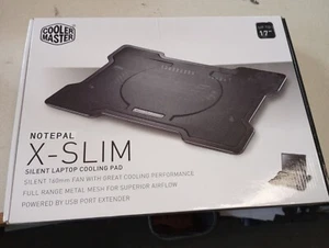 Cooler Master NotePal X-Slim Ultra-Slim Laptop Cooling Pad with 160mm Fan - Picture 1 of 4