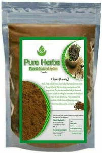 Pure Herbs Natural Cloves & Laung Powder For Indian Cooking - Picture 1 of 11