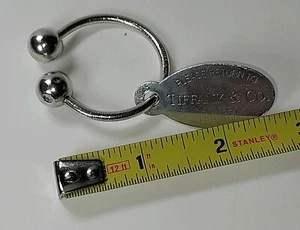 Authentic TIFFANY & Co. Return to Oval Tag Key ring Sterling Silver 925 - Picture 1 of 17