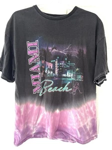 Vintage Miami Beach PacSun T-shirt L pre-owned - Picture 1 of 4