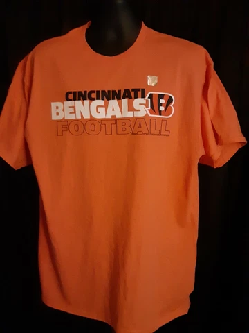 Cincinnati Bengals Men's NFL Team Apparel Shirt Large or XL Cover
