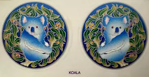 Stained Glass Window Decal KOALA Mandala SUNLIGHT Transparent Sticker - Picture 1 of 3