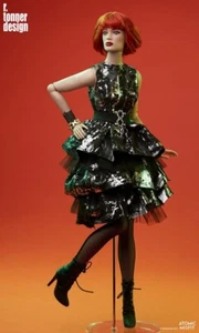 Olivia Chase Mixed Media 16" Kleid Puppe Tonner Designs Atomic Misfit Collection - Bild 1 von 3