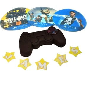 PlayStation cake toppers EDIBLE decoration personalised birthday icing - Picture 1 of 2