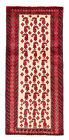 Tapis vintage noué à la main 2'9" x 5'4" tapis en laine traditionnel