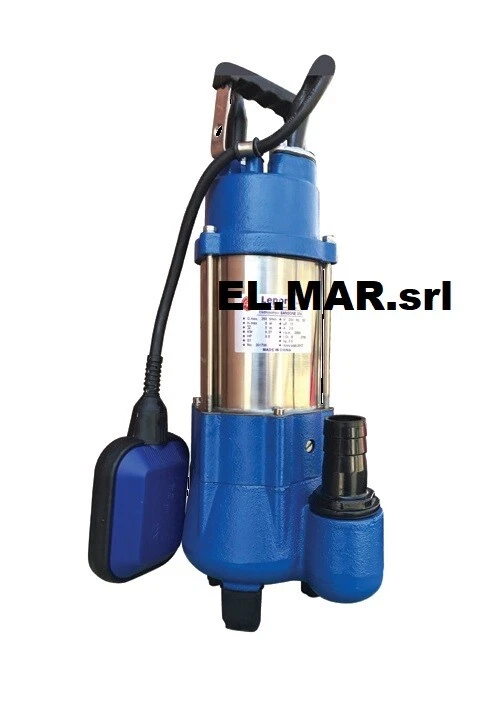 0,5 HP 370 W VTXS 50G MATRA Elettropompa Sommersa Acque Sporche Pompa Fogna  - Bild 1 von 1