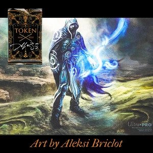 Jace Beleren Planeswalker Playmat Token Pack Aleksi Briclot Kickstarter UltraPRO - Foto 1 di 10