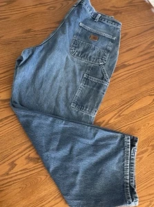 Carhartt Herren Latzhose Fit Carpenter Jeans Größe 38x28 Baumwolle - Bild 1 von 6