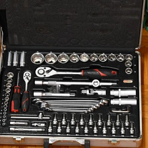 KS-Tools Juego de herramientas Maletín Trinquete Llave de vaso Horquilla/Llave de anillo - Imagen 1 de 12