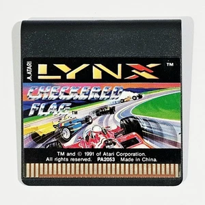 Atari LYNX Rennspiel CHECKERED FLAG Multiplayer Formula One Racing F1 Formel 1 - Picture 1 of 4
