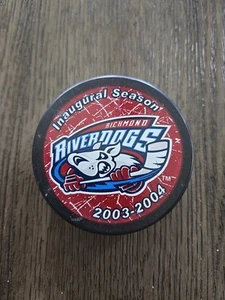 Rare Richmond Riverdogs UHL Inaugural Season Hockey Puck 2003 - Picture 1 of 2