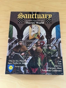 Juego de mesa Thieves World Sanctuary 1988 Mayfair Games 504 Robert Lynn Asprin leer - Imagen 1 de 7