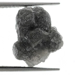 Gran diamante suelto natural crudo color negro crudo de 5,98 quilates - Imagen 1 de 2
