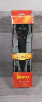 Sanyo Uni Directional Microphone Mp 202 Jack 3.5mm Box Opened Never Used - Image 1 of 4