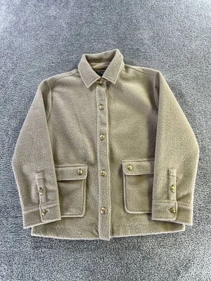 Chaqueta para mujer J.Crew pequeña beige polar Foto 1 de 4