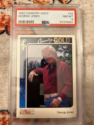 1992 年乡村金牌乔治·琼斯 #29 PSA 8 — 第 1/2 张图片
