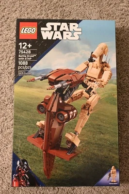 LEGO Star Wars: The Phantom Menace Battle Droid with STAP - 75428 *NEW* - Image 1 of 4
