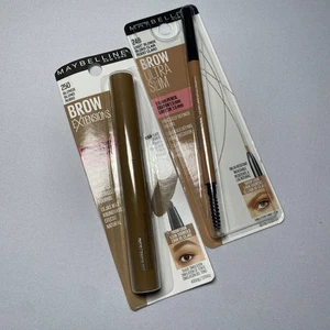 Maybelline 250 Brow Extensions Fiber Pomade Crayon & 248 Brow Ultra Slim Pencil - Bild 1 von 3