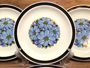 SET 4 - DESIGNER'S COLLECTION - BLUE SHASTA - 7 PIATTI INSALATA IN GRES 1/2" - Foto 1 di 7
