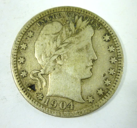 1904 Barber Silver Quarter Cover
