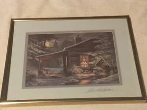Lee Roberson Nightfall Art Print With Signed Mat and Frame - Picture 1 of 6