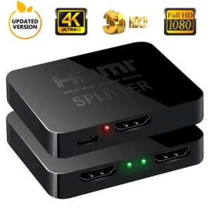 4K HDMI Splitter Full HD 1080p Video HDMI Switch Switcher 1X2 Split 1 in 2 Out - Picture 1 of 1