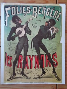 AFFICHE FOLIES-BERGERE LES RAYNORS (REPRO MODERNE) poster art - Picture 1 of 1
