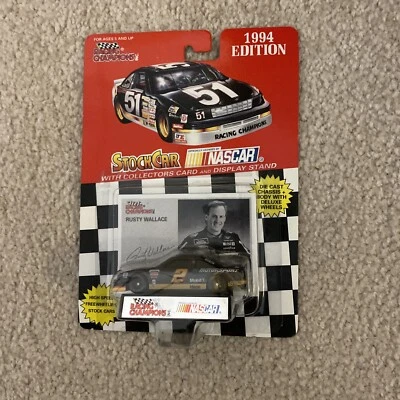 RACING CHAMPIONS RUSTY WALLACE #2 Stock Car Nascar Diecast Car MOC COMPLETO 1994 - Imagem 1 de 2