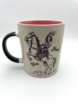 Taza de café Horse Lady Yee Haw de Spectrum Designz Western Cowgirl 18 oz taza C63 Foto 1 de 4