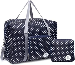 Spirit Airlines Foldable Travel Duffel Bag Tote Carry on Bag Duffle For Womens - Picture 1 of 15