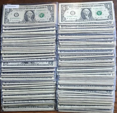 🔥🔥🔥🌟🌟 2013 B $1 звездные банкноты дублированный серийный номер 🌟 381 на выбор - Изображение 1 из 4