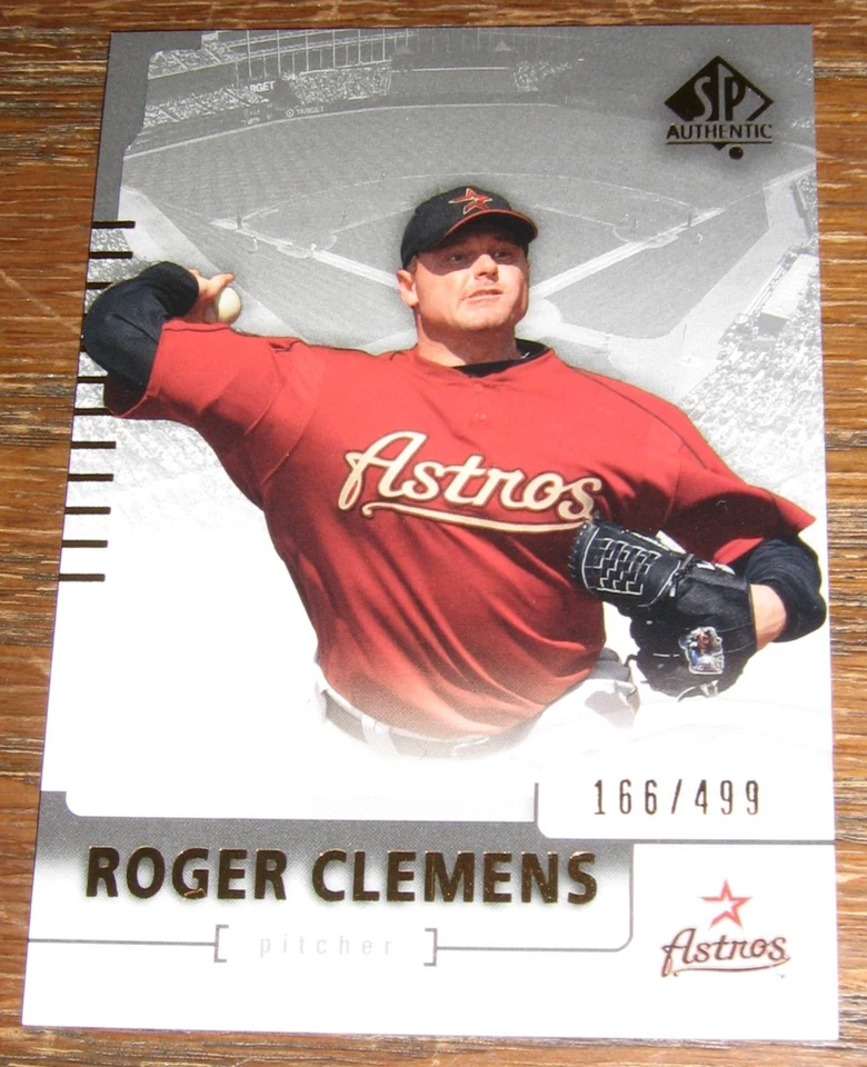 2004 SP Authentic Bronze #55 Roger Clemens #/499 - Image 1 of 1