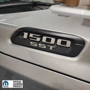 Fits 2025 Ram 1500 SST Hood Emblem Vinyl Sticker Decal - NON Sport Hood only - Picture 1 of 5