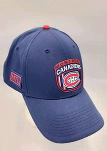 Montreal Canadiens Blue Fanatics Baseball Cap L/XL Stretch Flex Fit Mütze - Bild 1 von 13