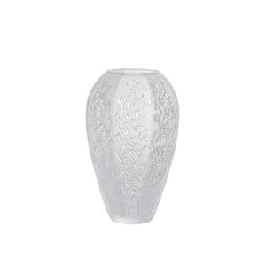 Lalique SAKURA LARGE VASE CLEAR CRYSTAL - Picture 1 of 1