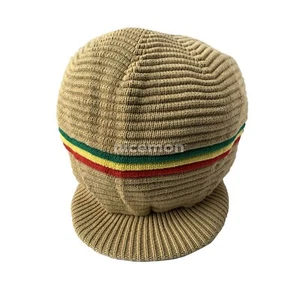 Rasta Raíces Peak Natty Dread Gorra Selassie África Reggae Jamaica Marley XL - Imagen 1 de 55