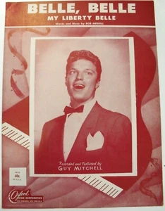 Guy Mitchell Belle Belle Sheet Music 1951 - Picture 1 of 1