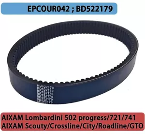 Correa de transmisión para AIXAM Lombardini 502 Crossline City 741 721 BD522179 EPCOUR042. - Imagen 1 de 9