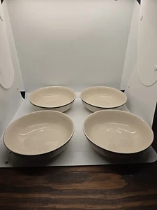 4 CASUALS BY CHINA PEARL Suppen-/Müslischalen, passt zum Apfelmuster - Bild 1 von 4