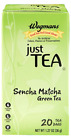 Wegmans Just Tea, Sencha Matcha Green, 20 Count Bags - Delicious!